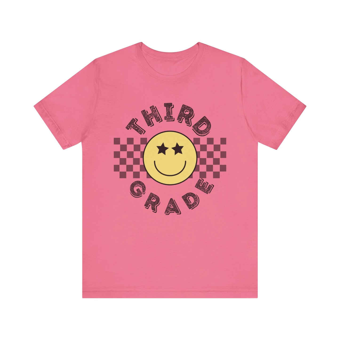 Third Grade Star Eyed Smiley Tee