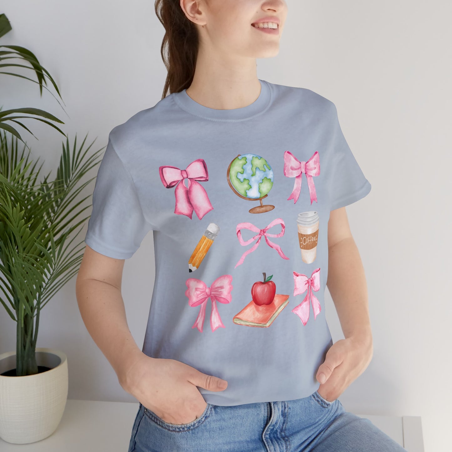 Teacher Coquette Bows Tee