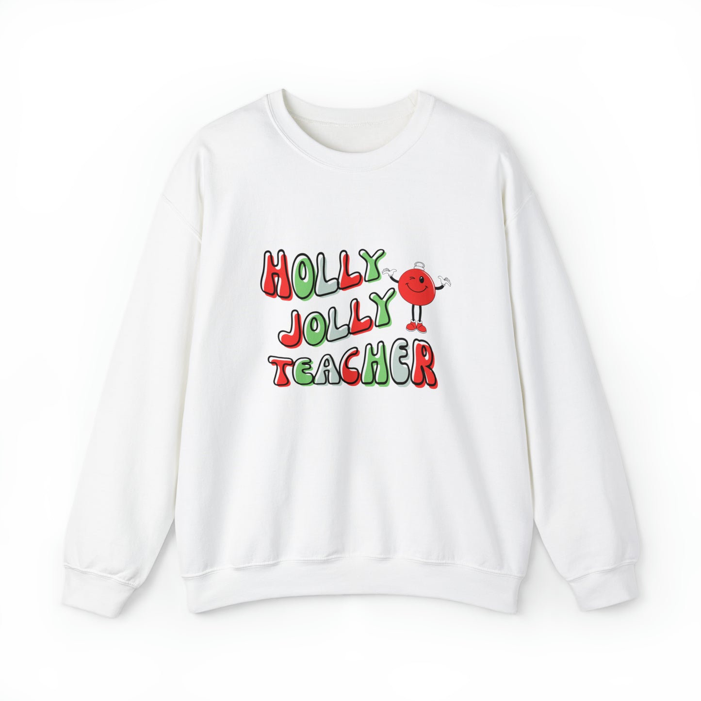 Holly Jolly Ornament Unisex Heavy Blend™ Crewneck Sweatshirt