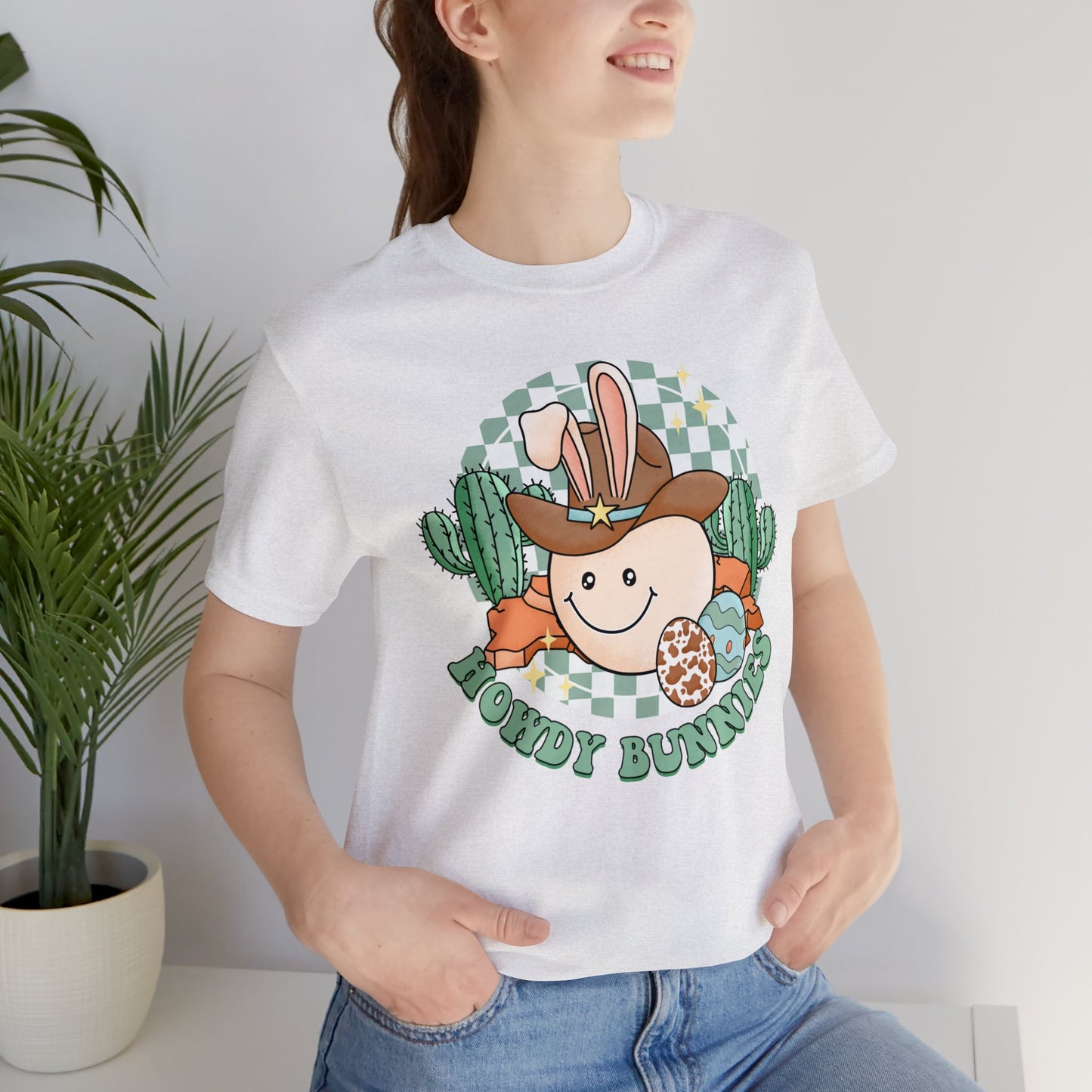 Howdy Bunnies Unisex Jersey Short Sleeve Tee