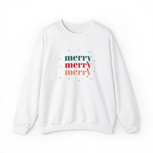 Merry Merry Merry Unisex Heavy Blend™ Crewneck Sweatshirt