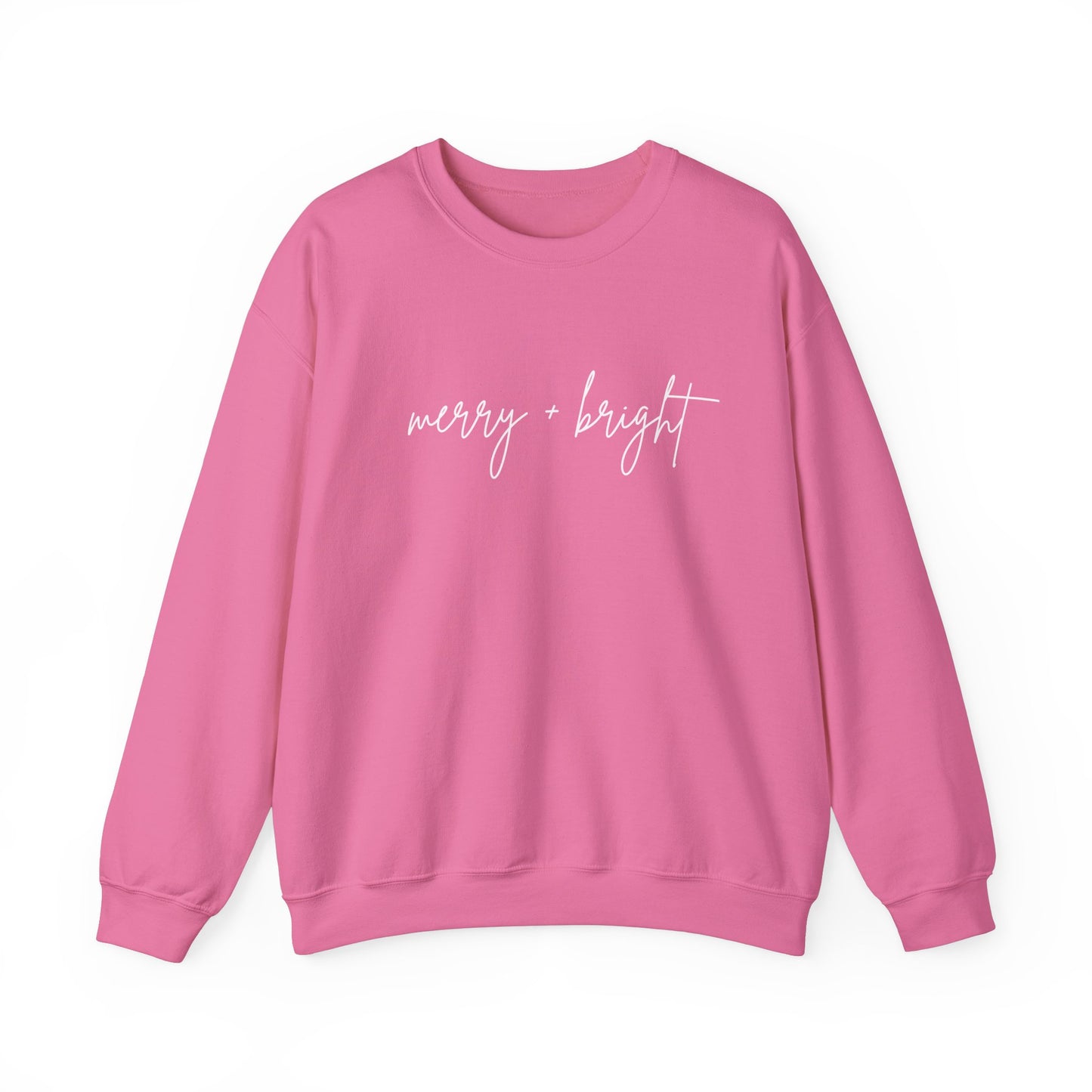 Merry + Bright Cursive Sweatshirt