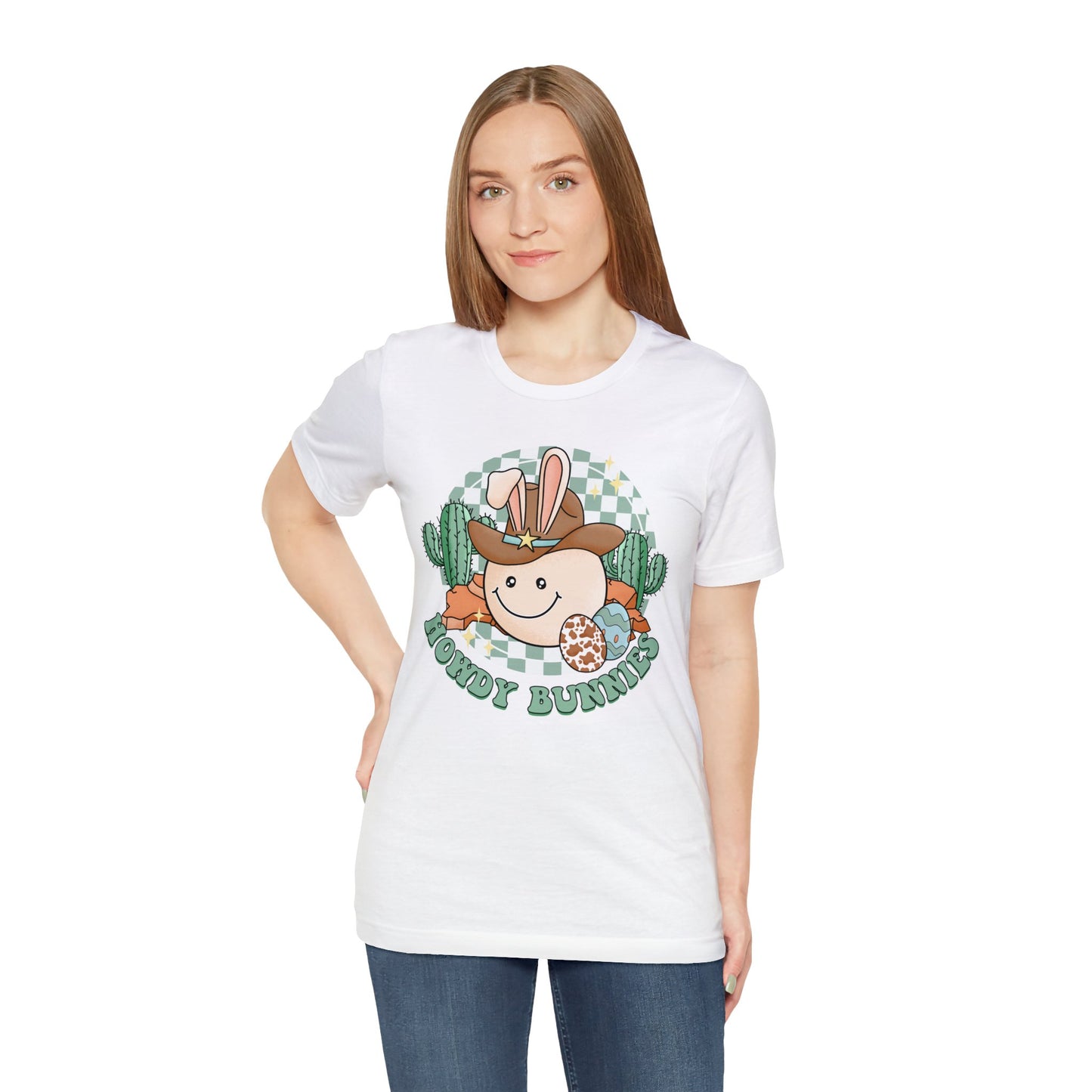 Howdy Bunnies Unisex Jersey Short Sleeve Tee