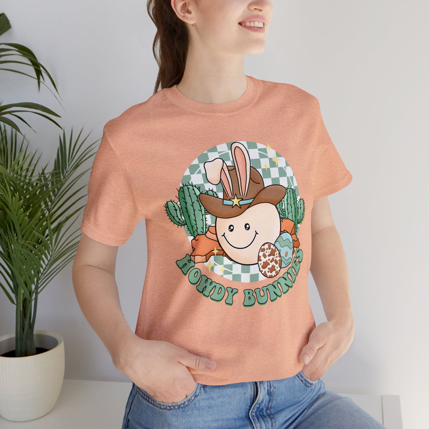 Howdy Bunnies Unisex Jersey Short Sleeve Tee