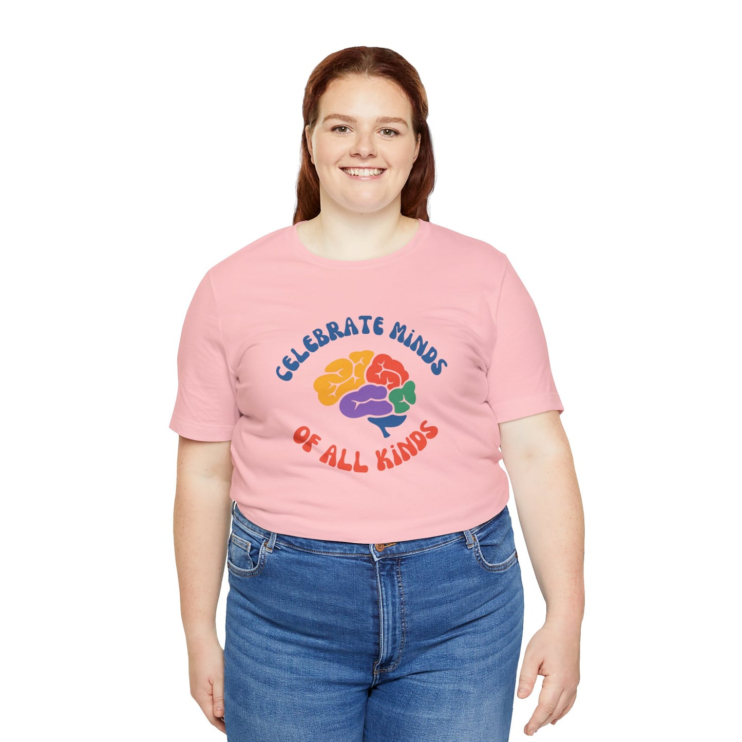 Celebrate Minds of All Kinds Unisex Jersey Short Sleeve Tee