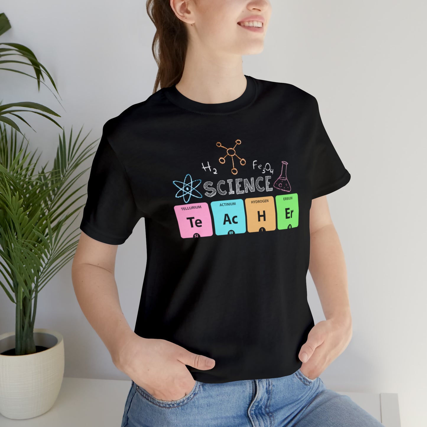 Science Teacher Elements Unisex Jersey Short Sleeve Tee