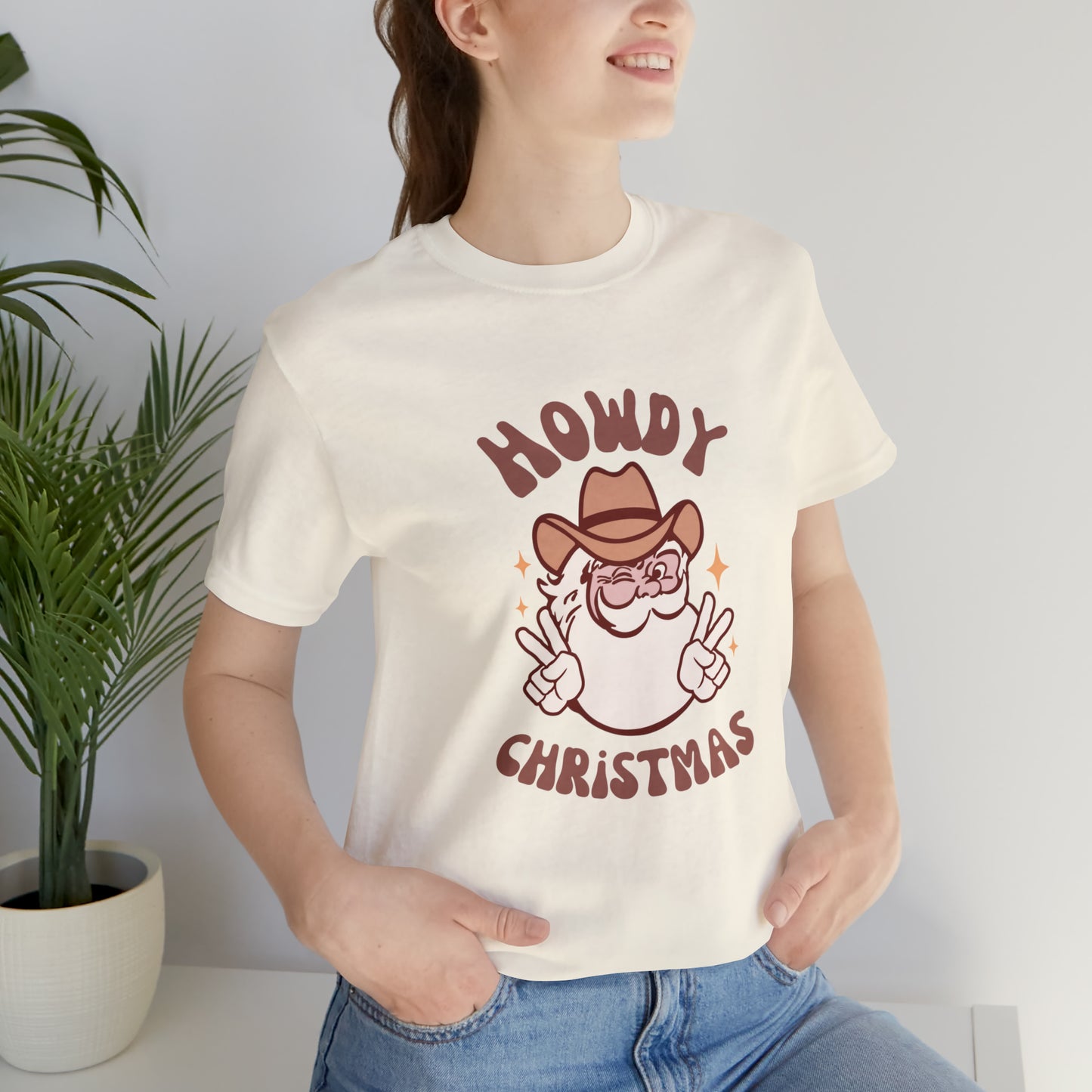 Howdy Christmas Unisex Jersey Short Sleeve Tee