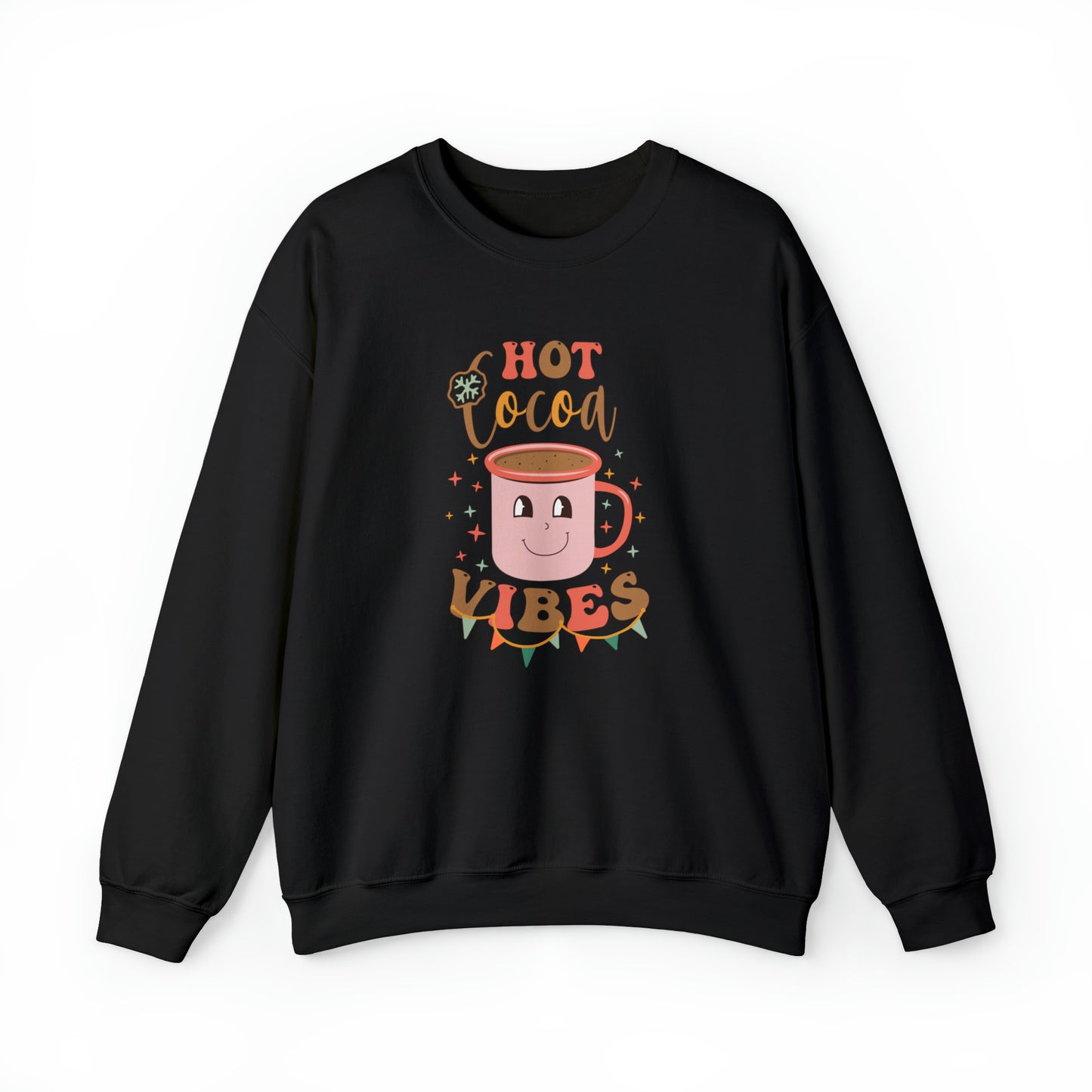 Hot Cocoa Vibes Unisex Heavy Blend™ Crewneck Sweatshirt