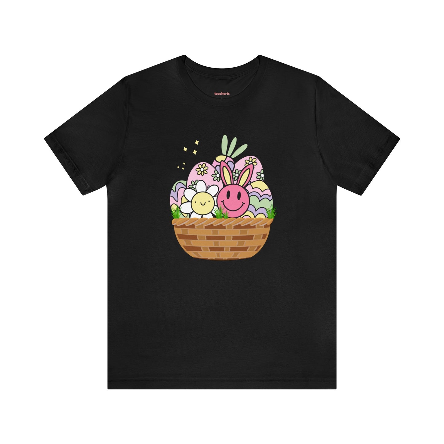 Easter Basket Unisex Jersey Short Sleeve Tee