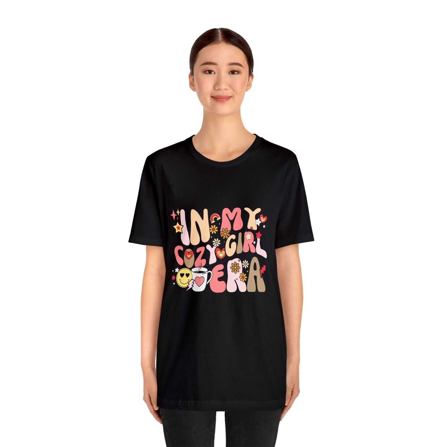 In My Cozy Girl Era Unisex Jersey Short Sleeve Tee