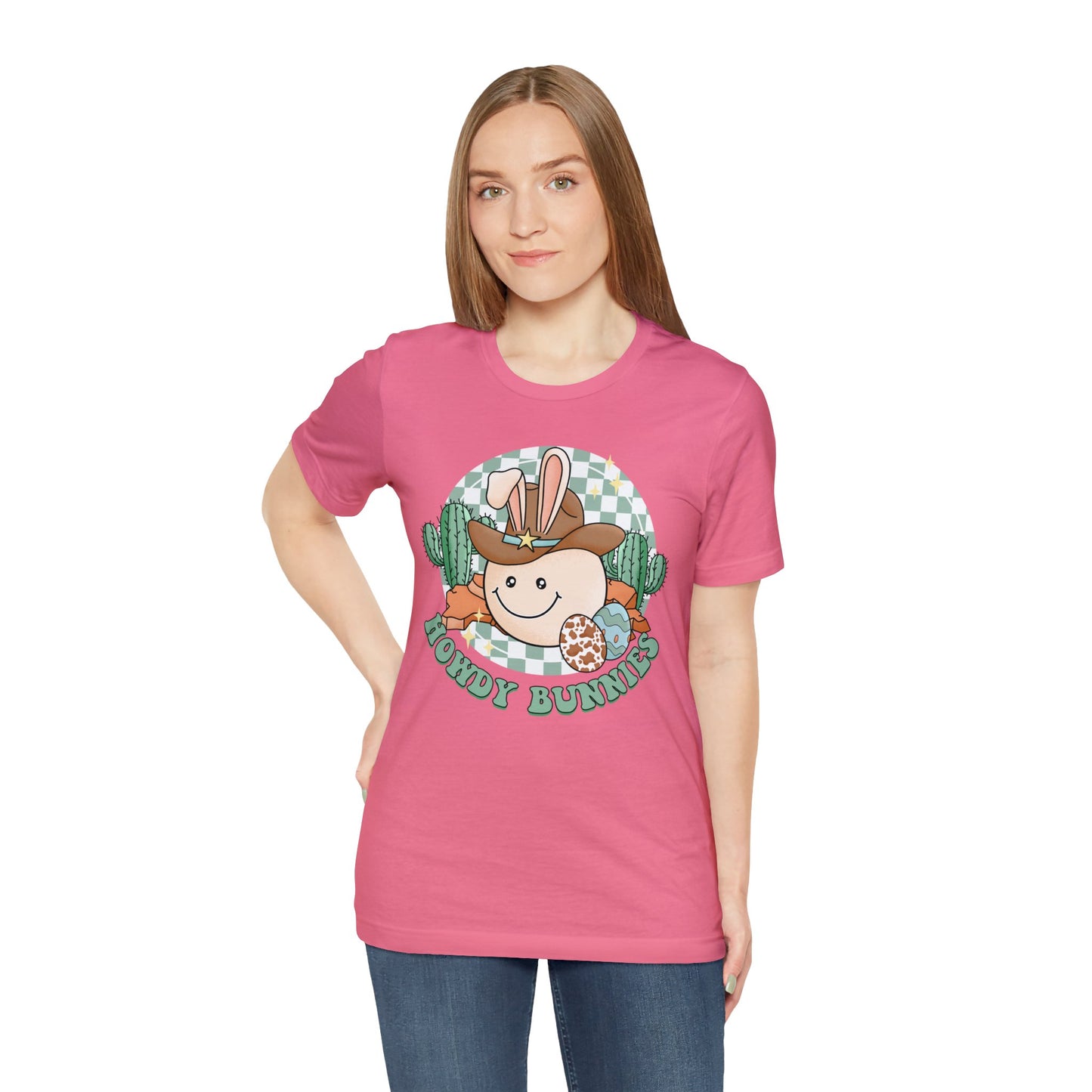 Howdy Bunnies Unisex Jersey Short Sleeve Tee