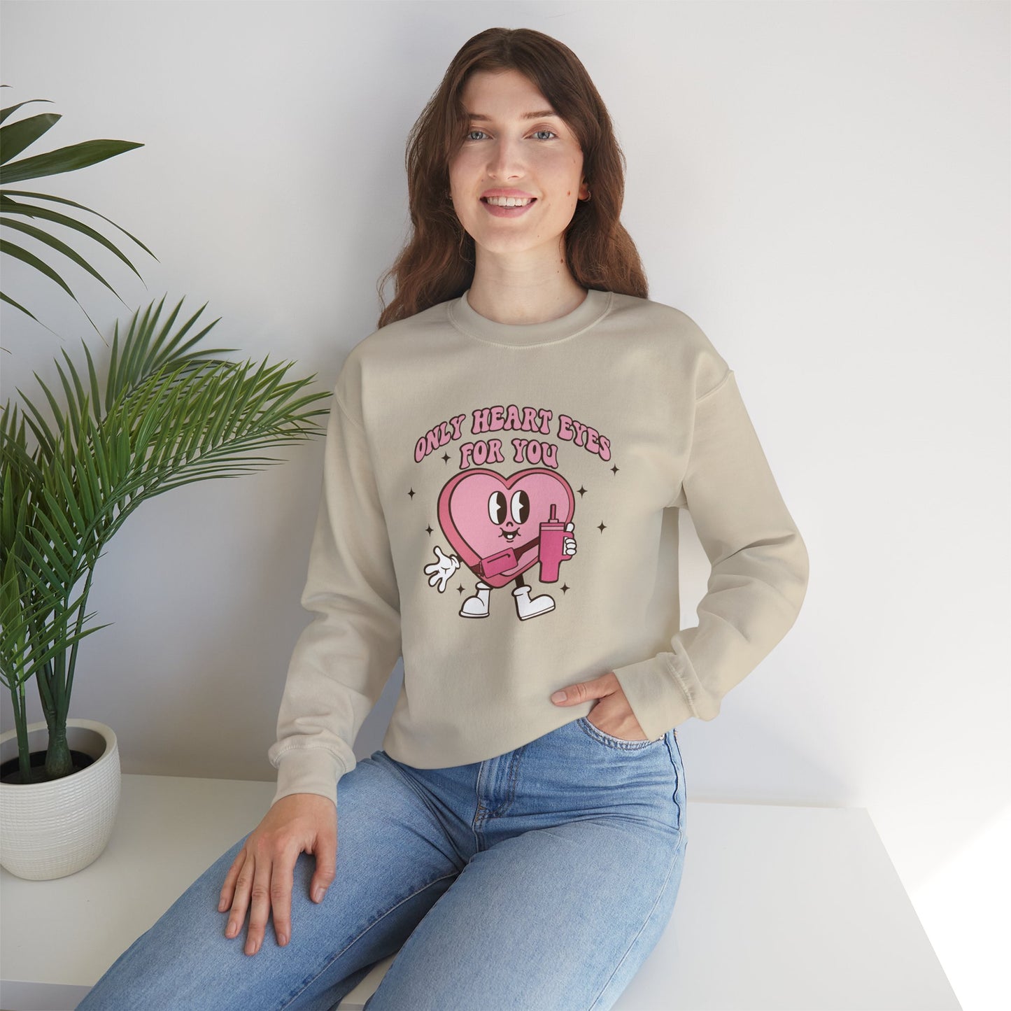 Only Heart Eyes For You Unisex Heavy Blend™ Crewneck Sweatshirt