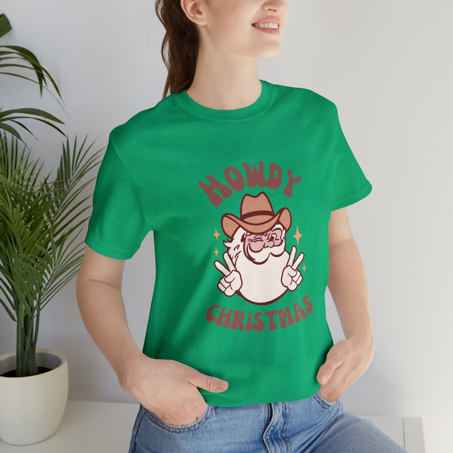 Howdy Christmas Unisex Jersey Short Sleeve Tee