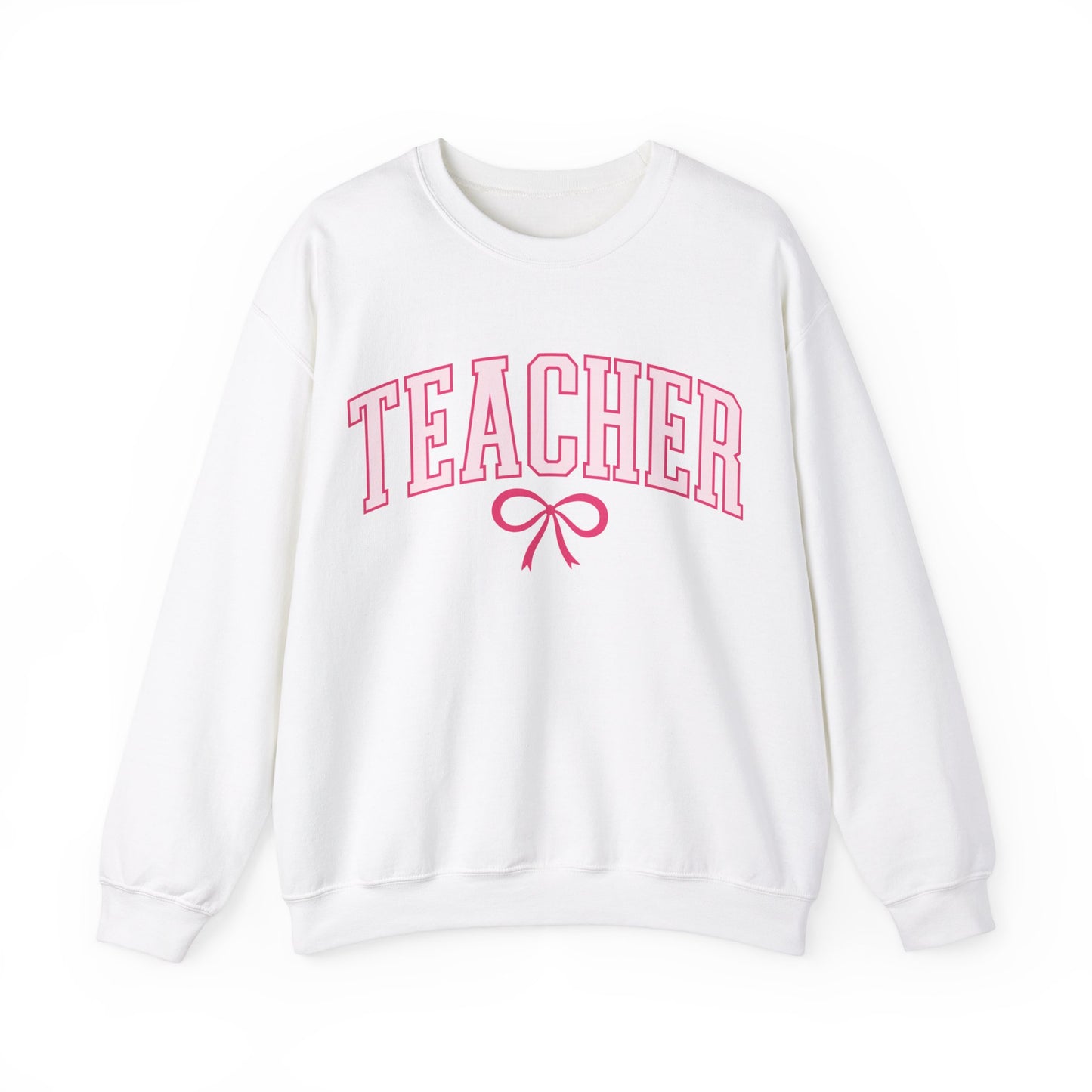 Teacher Varsity Bow Crewneck