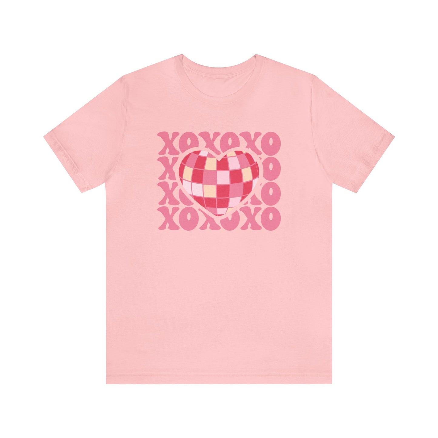 XOXO Heart Disco Unisex Jersey Short Sleeve Tee