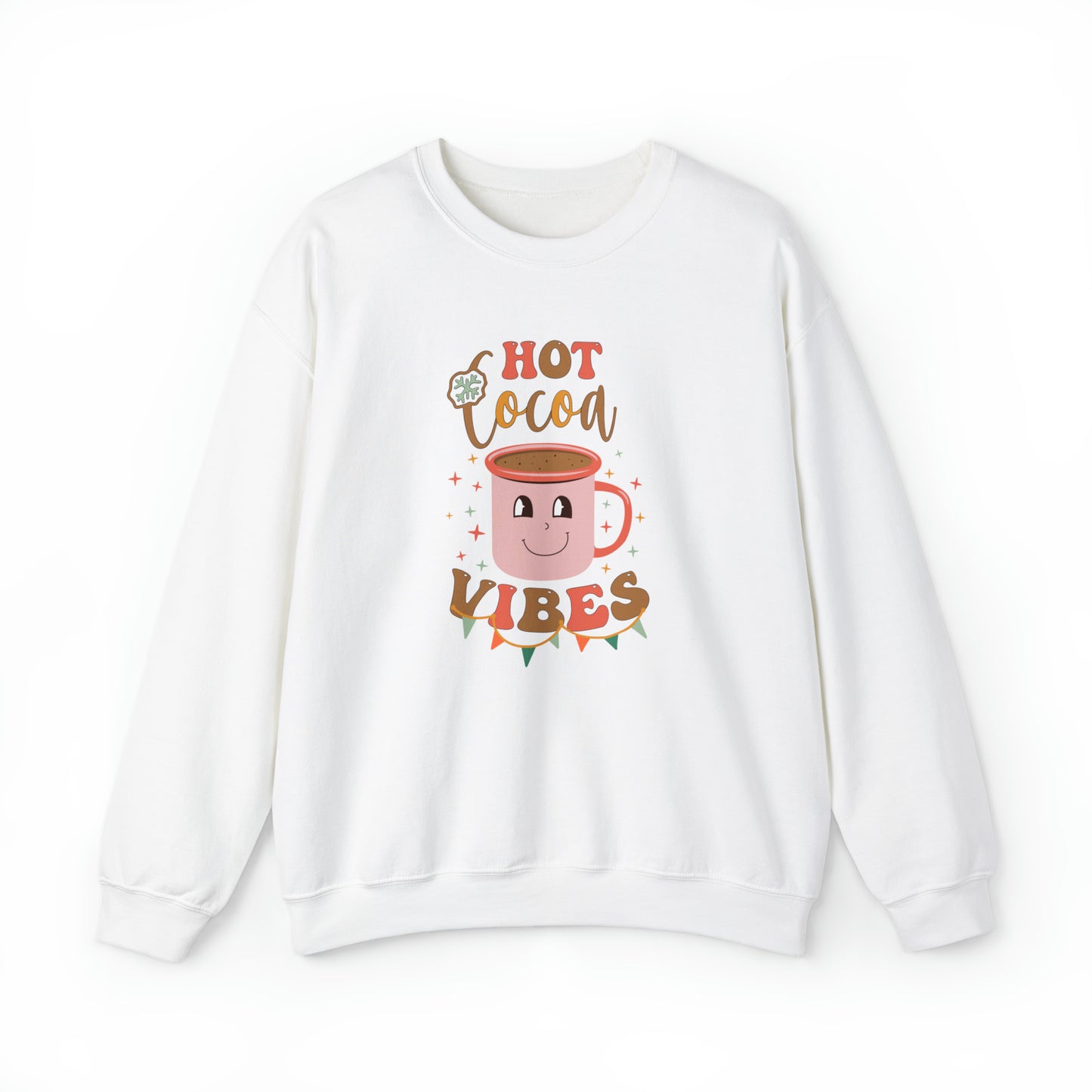 Hot Cocoa Vibes Unisex Heavy Blend™ Crewneck Sweatshirt