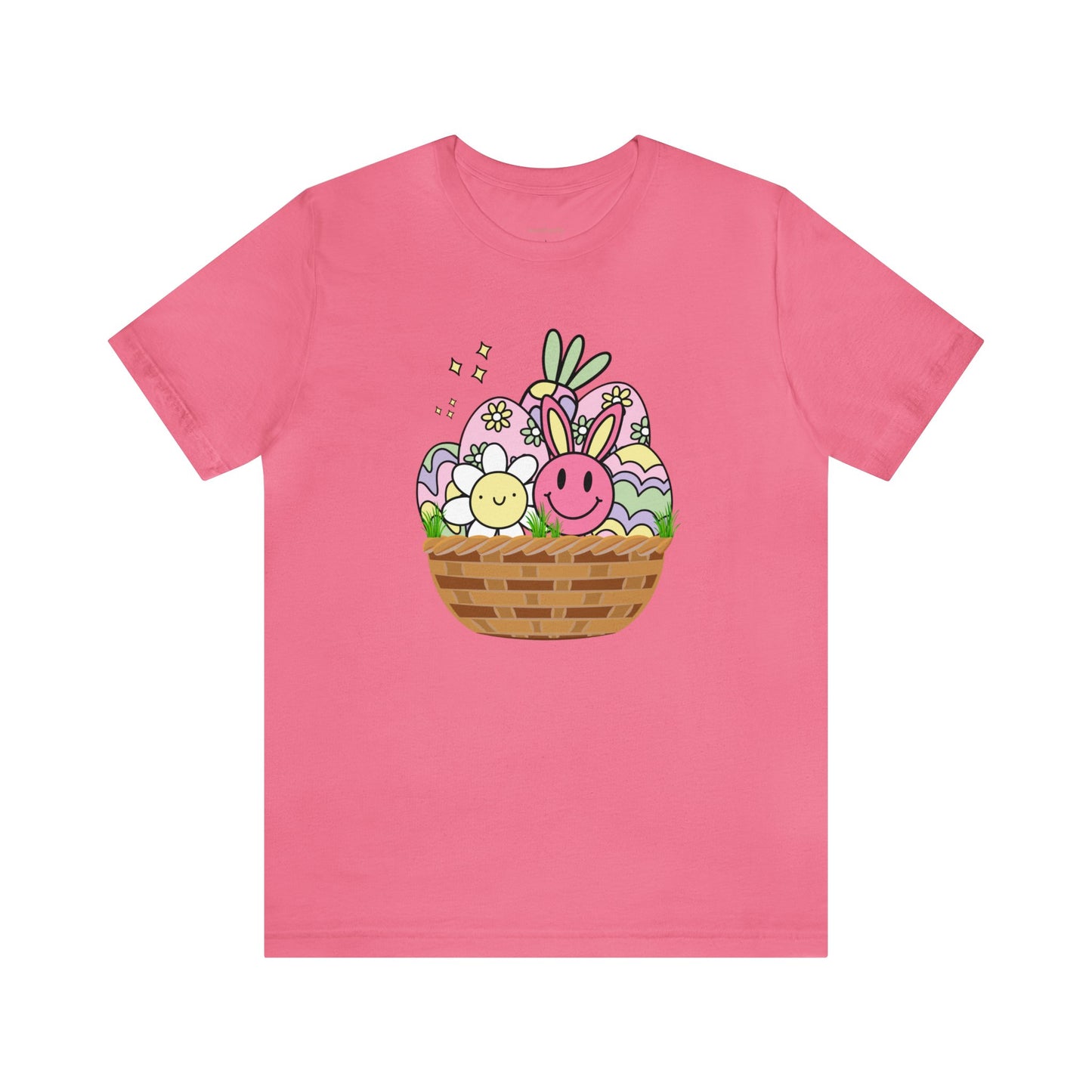 Easter Basket Unisex Jersey Short Sleeve Tee