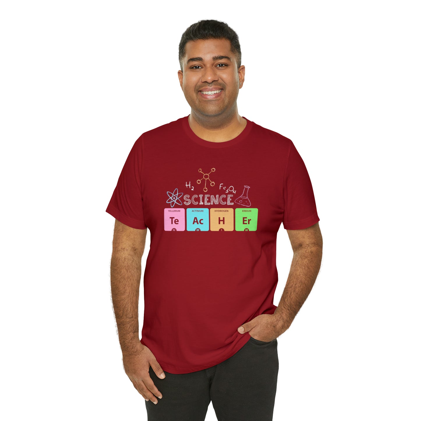 Science Teacher Elements Unisex Jersey Short Sleeve Tee