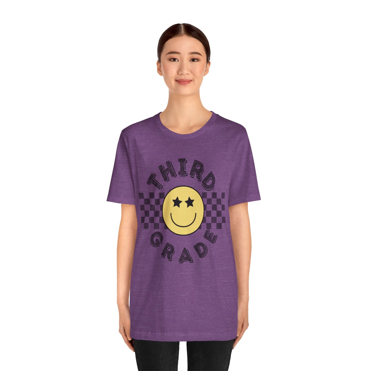 Third Grade Star Eyed Smiley Tee