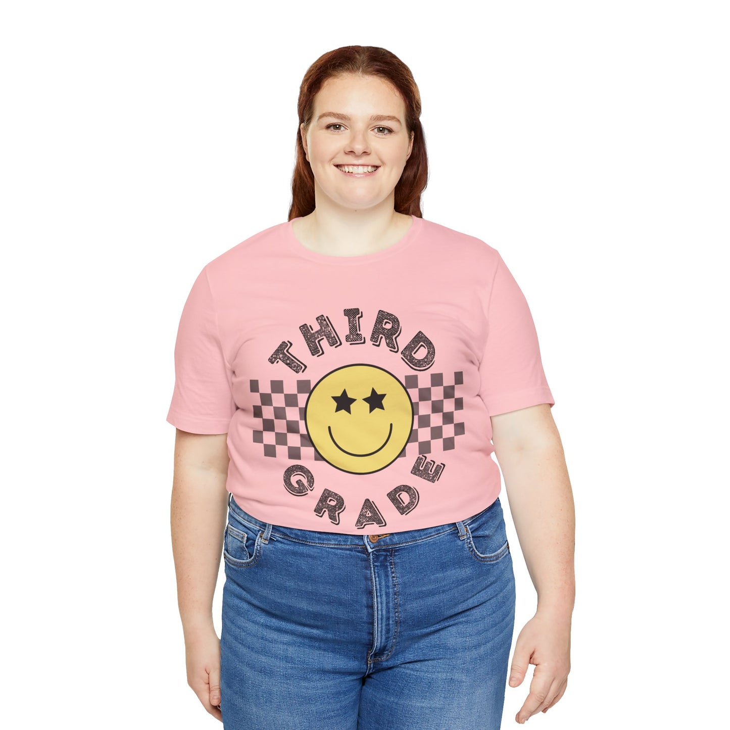 Third Grade Star Eyed Smiley Tee