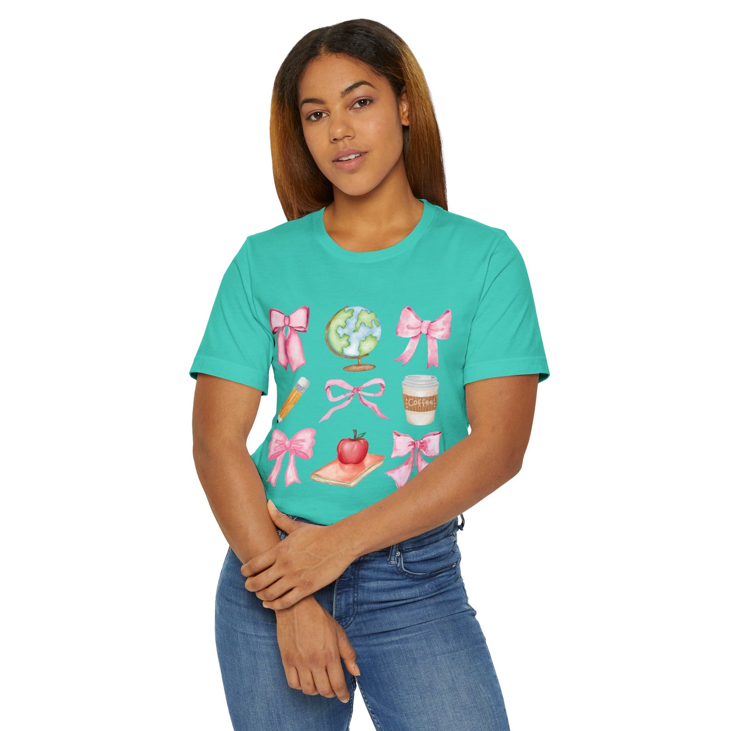 Teacher Coquette Bows Tee