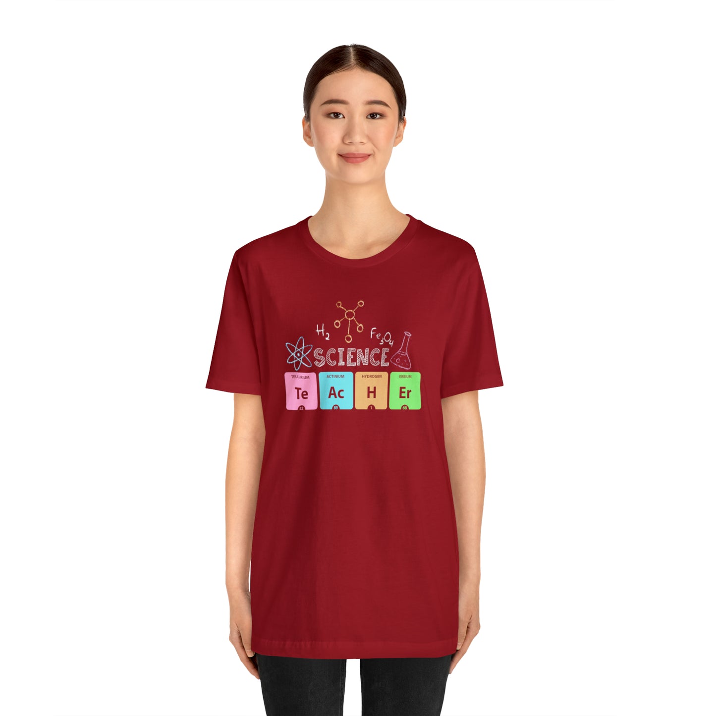 Science Teacher Elements Unisex Jersey Short Sleeve Tee