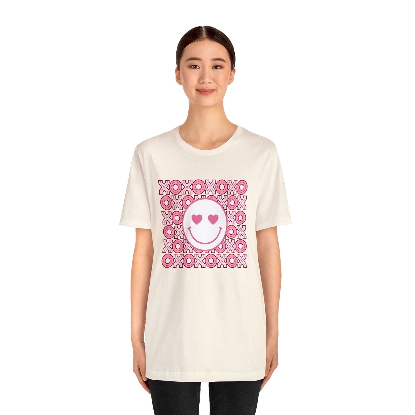 XOXOXOXO Smiley Unisex Jersey Short Sleeve Tee