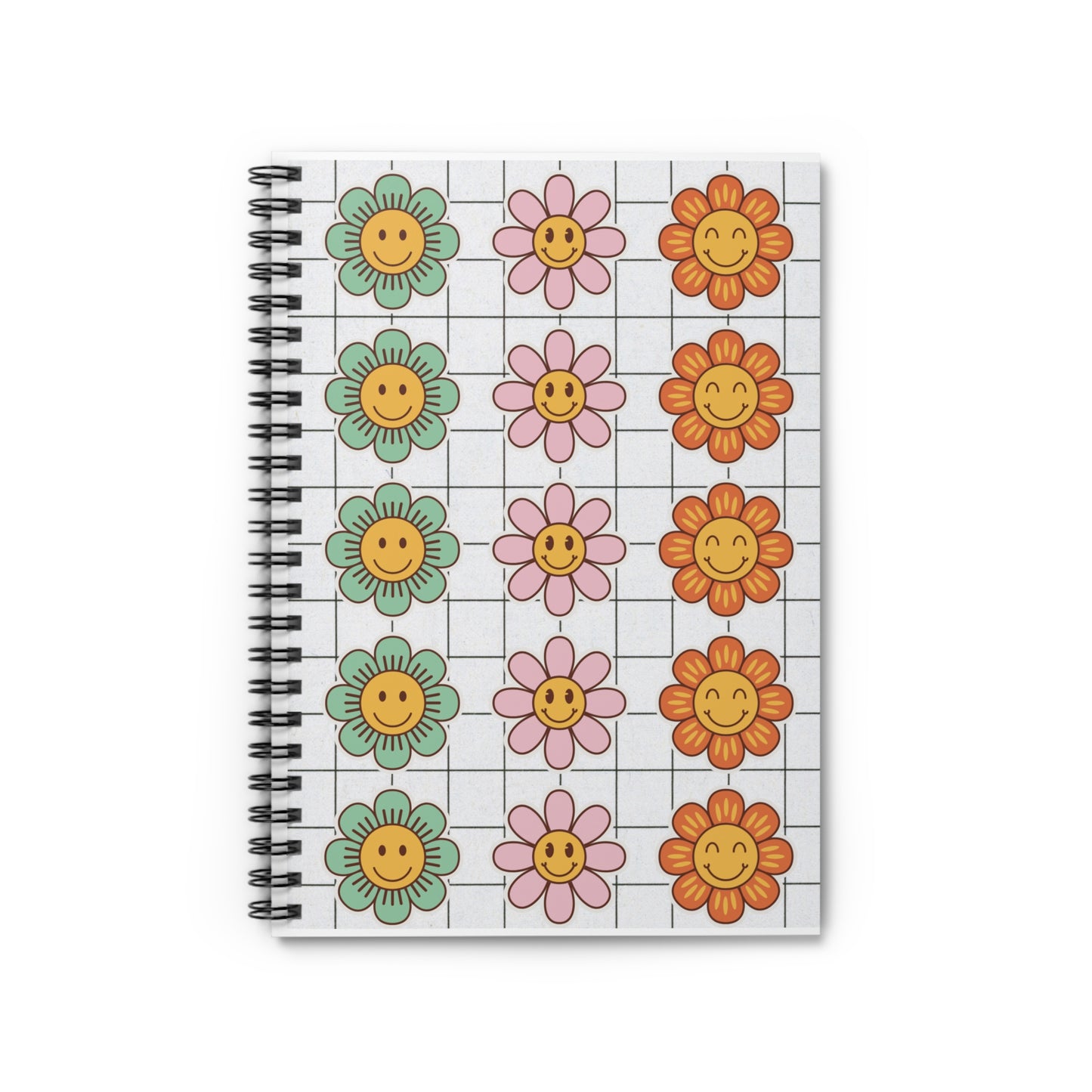Retro Flowers Notebook