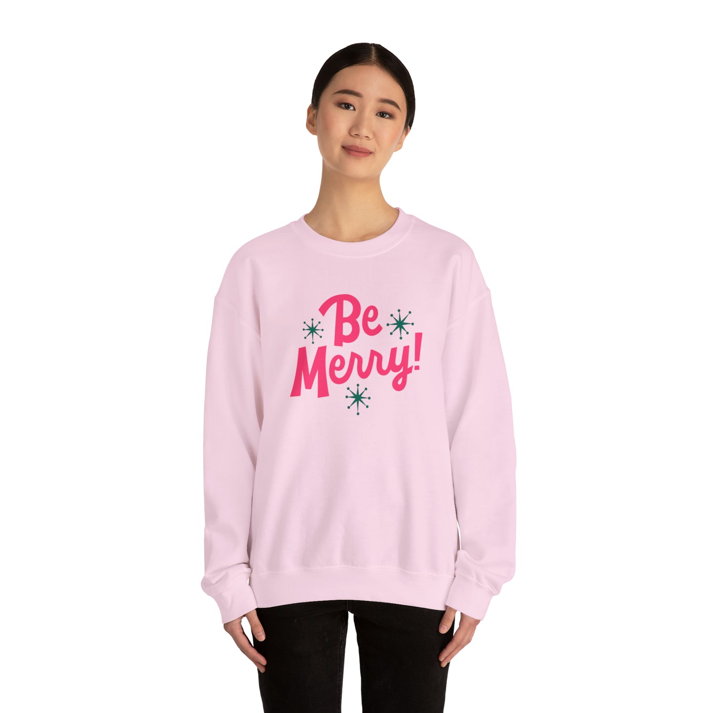 Be Merry! Unisex Heavy Blend™ Crewneck Sweatshirt