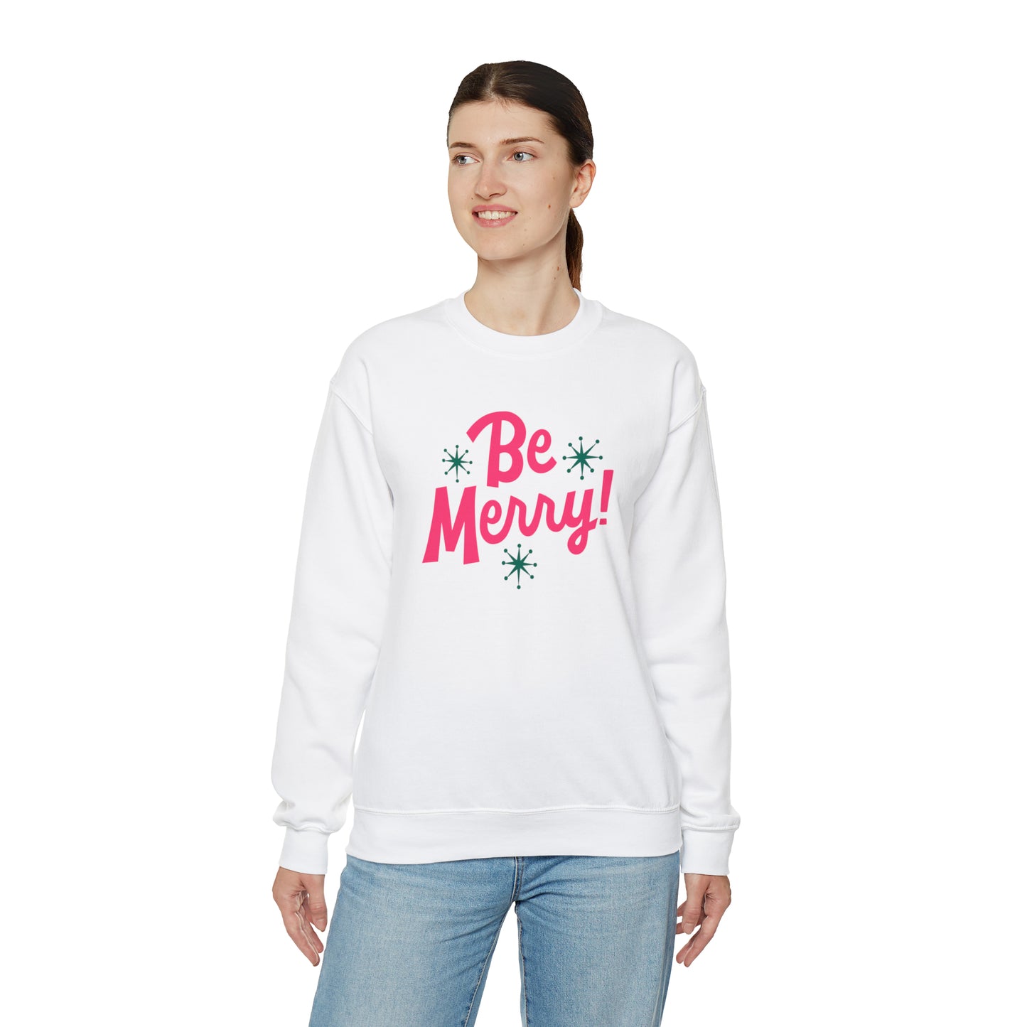 Be Merry! Unisex Heavy Blend™ Crewneck Sweatshirt