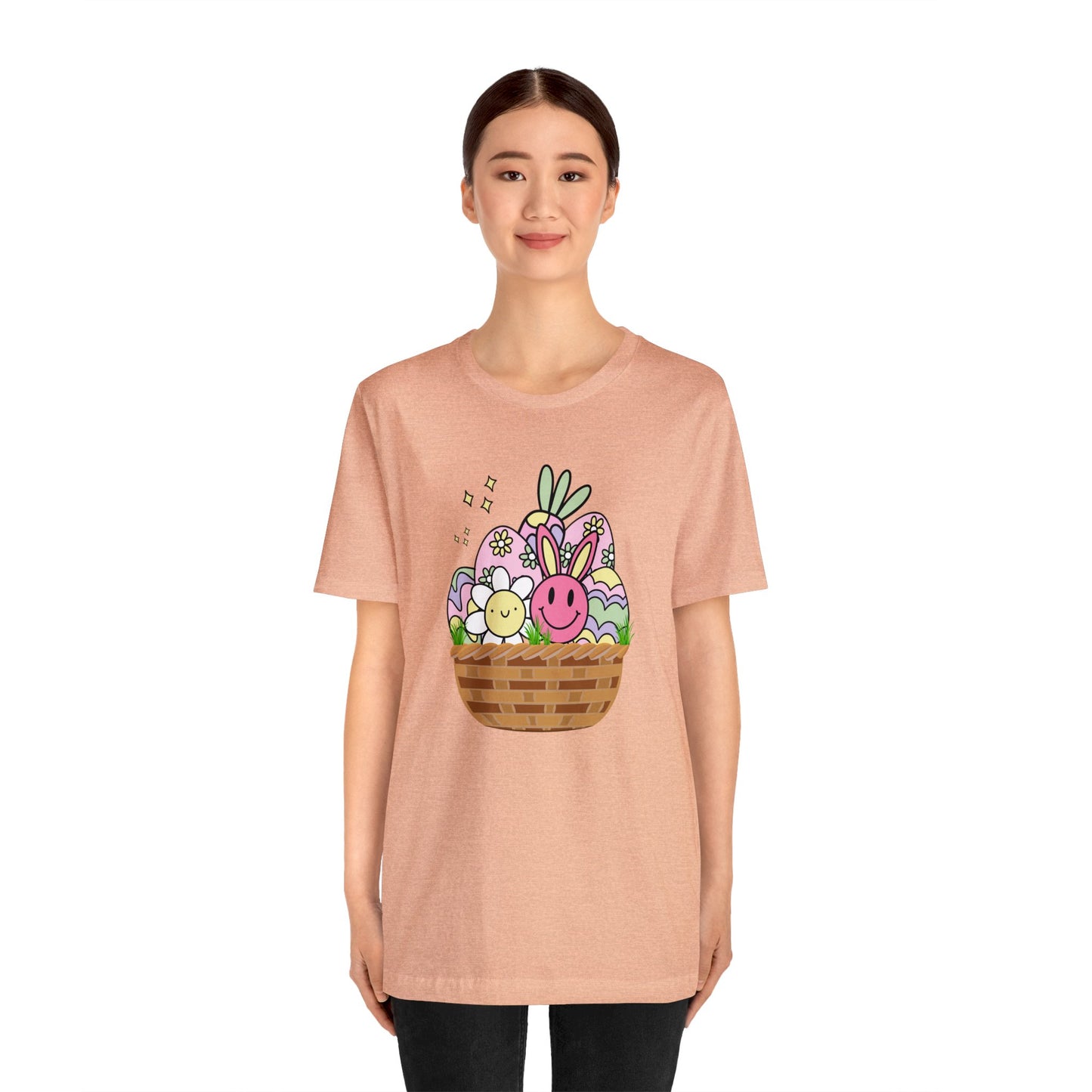 Easter Basket Unisex Jersey Short Sleeve Tee