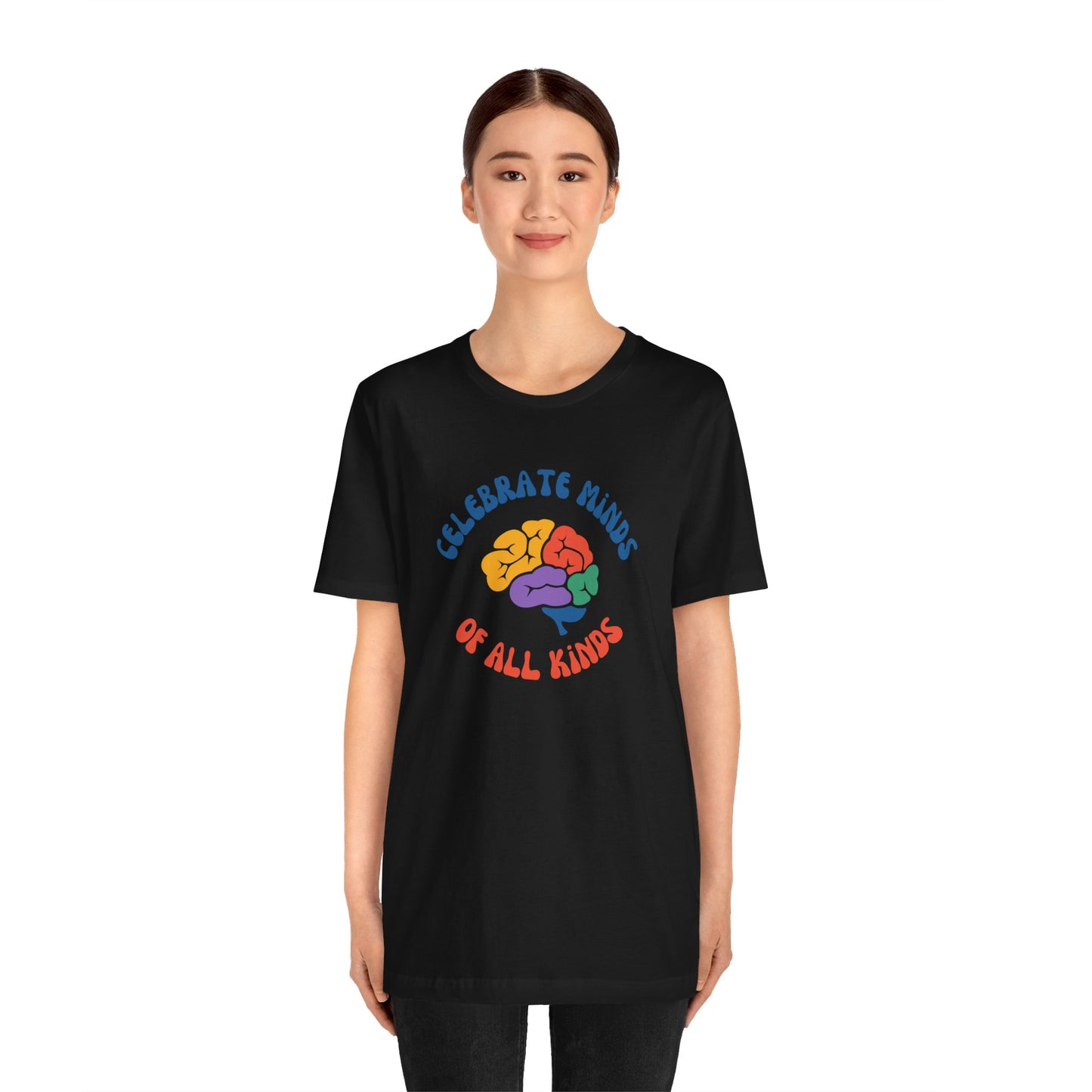 Celebrate Minds of All Kinds Unisex Jersey Short Sleeve Tee