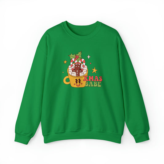 Xmas Babe Unisex Heavy Blend™ Crewneck Sweatshirt