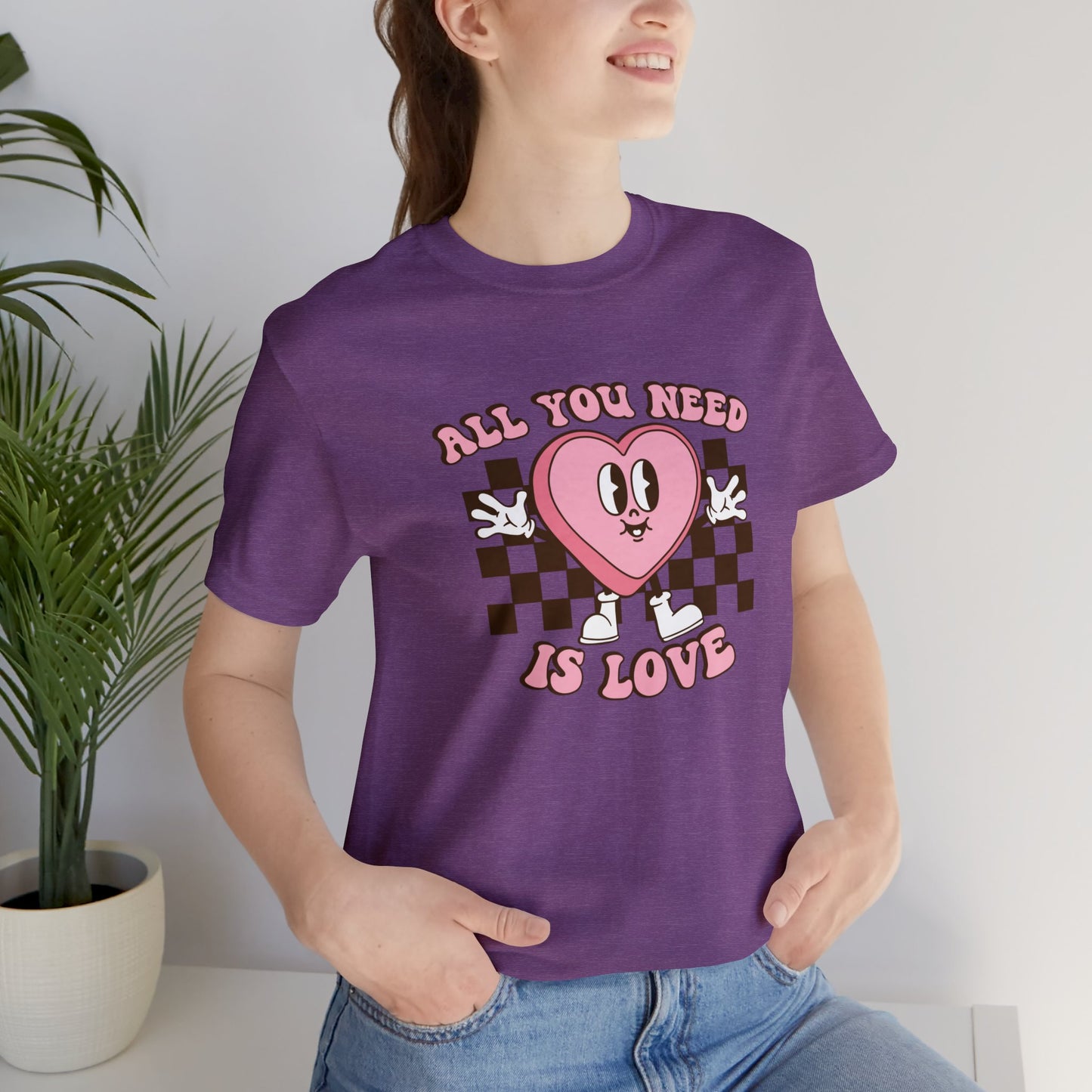 All You Need Is Love Unisex Jersey Short Sleeve Tee