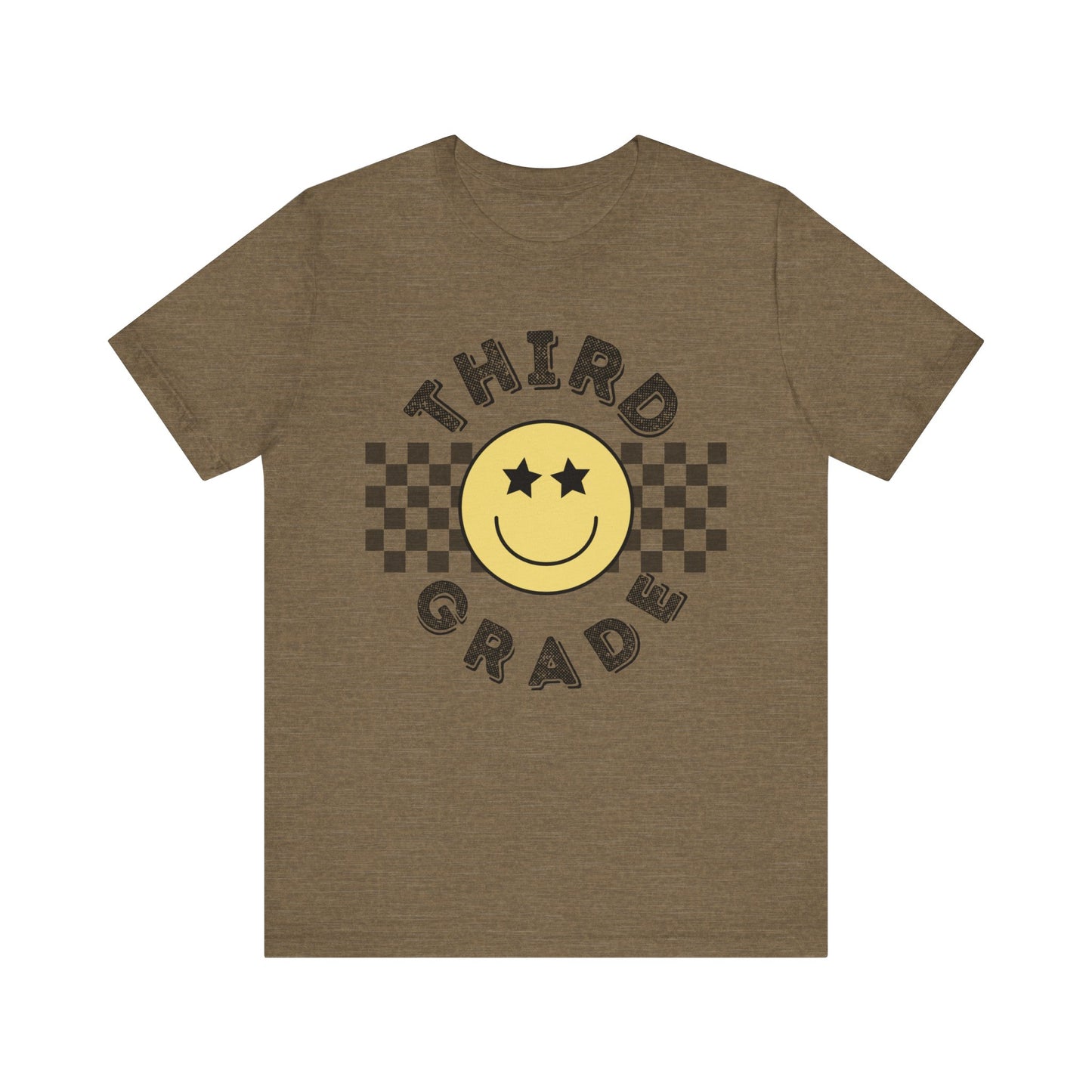 Third Grade Star Eyed Smiley Tee