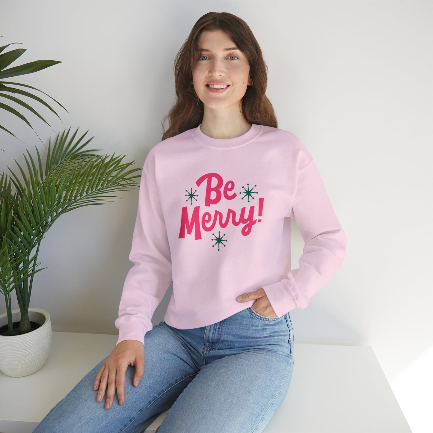 Be Merry! Unisex Heavy Blend™ Crewneck Sweatshirt