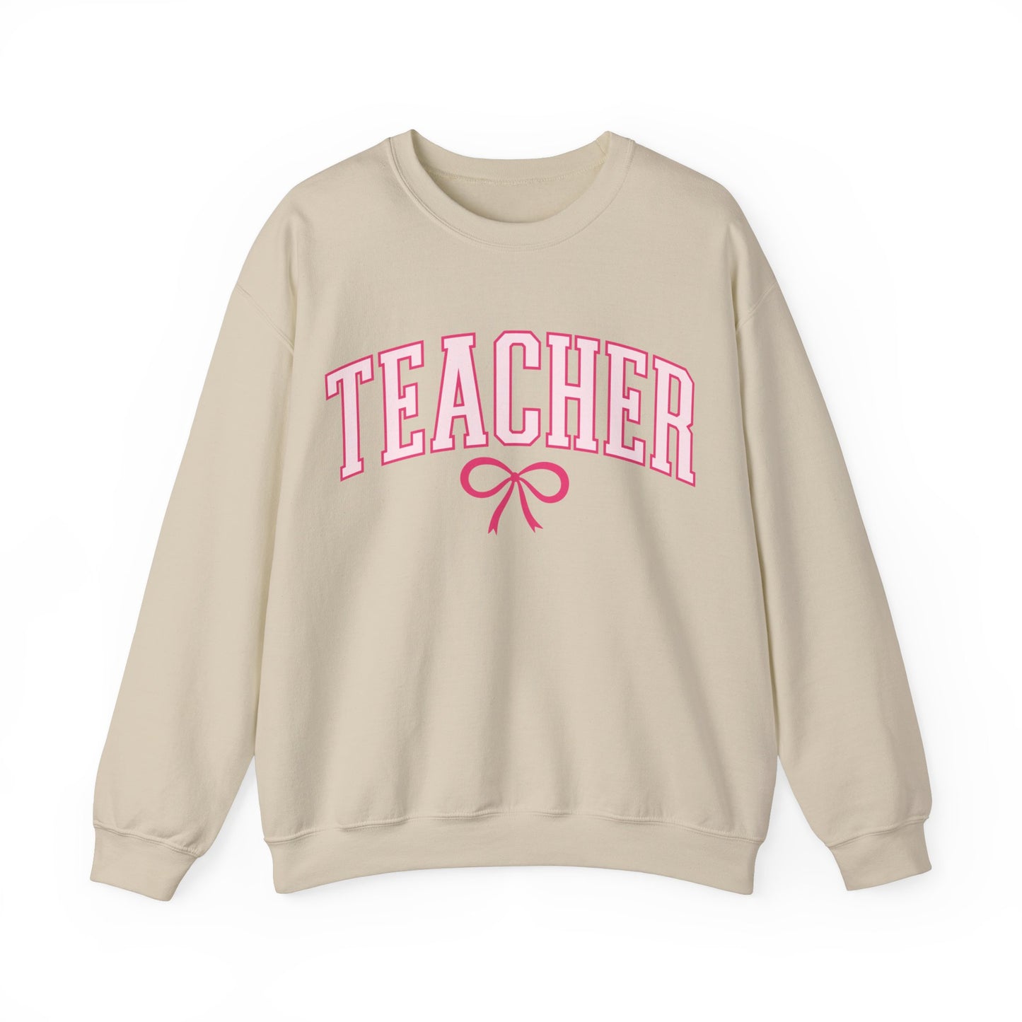 Teacher Varsity Bow Crewneck