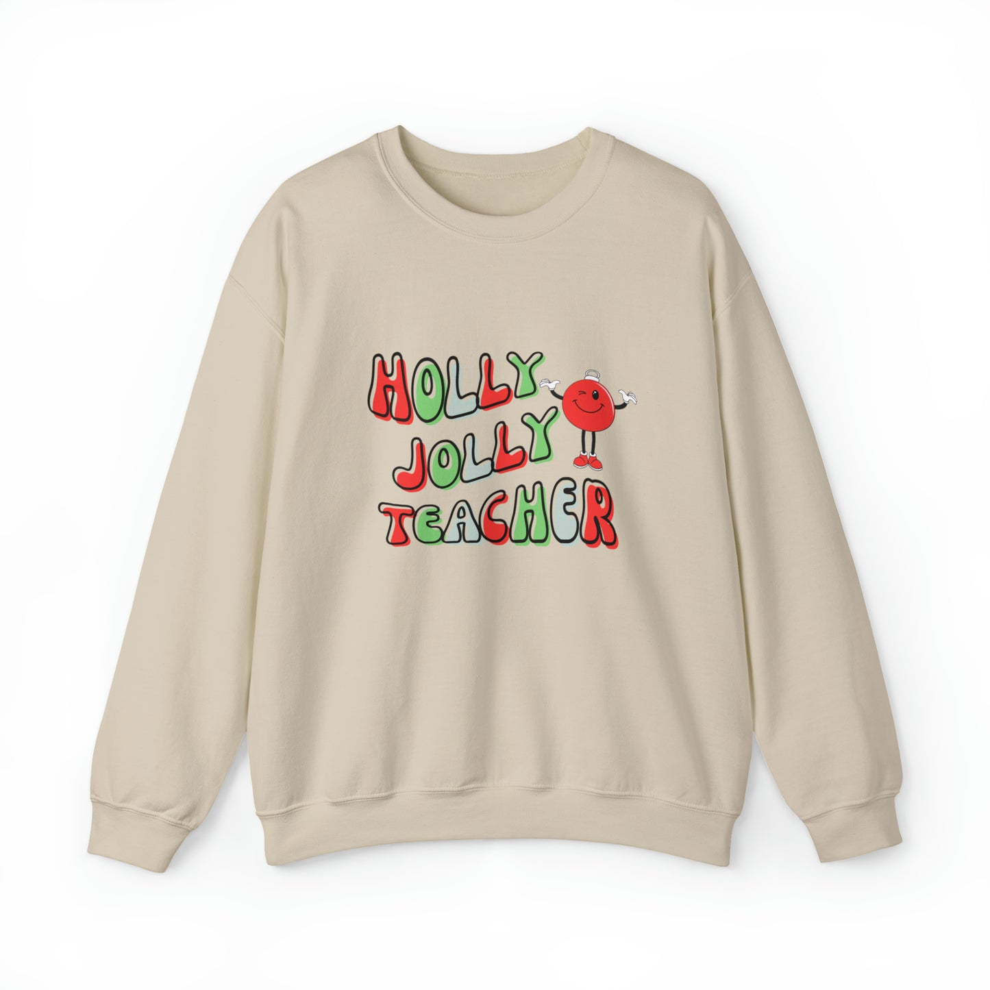 Holly Jolly Ornament Unisex Heavy Blend™ Crewneck Sweatshirt