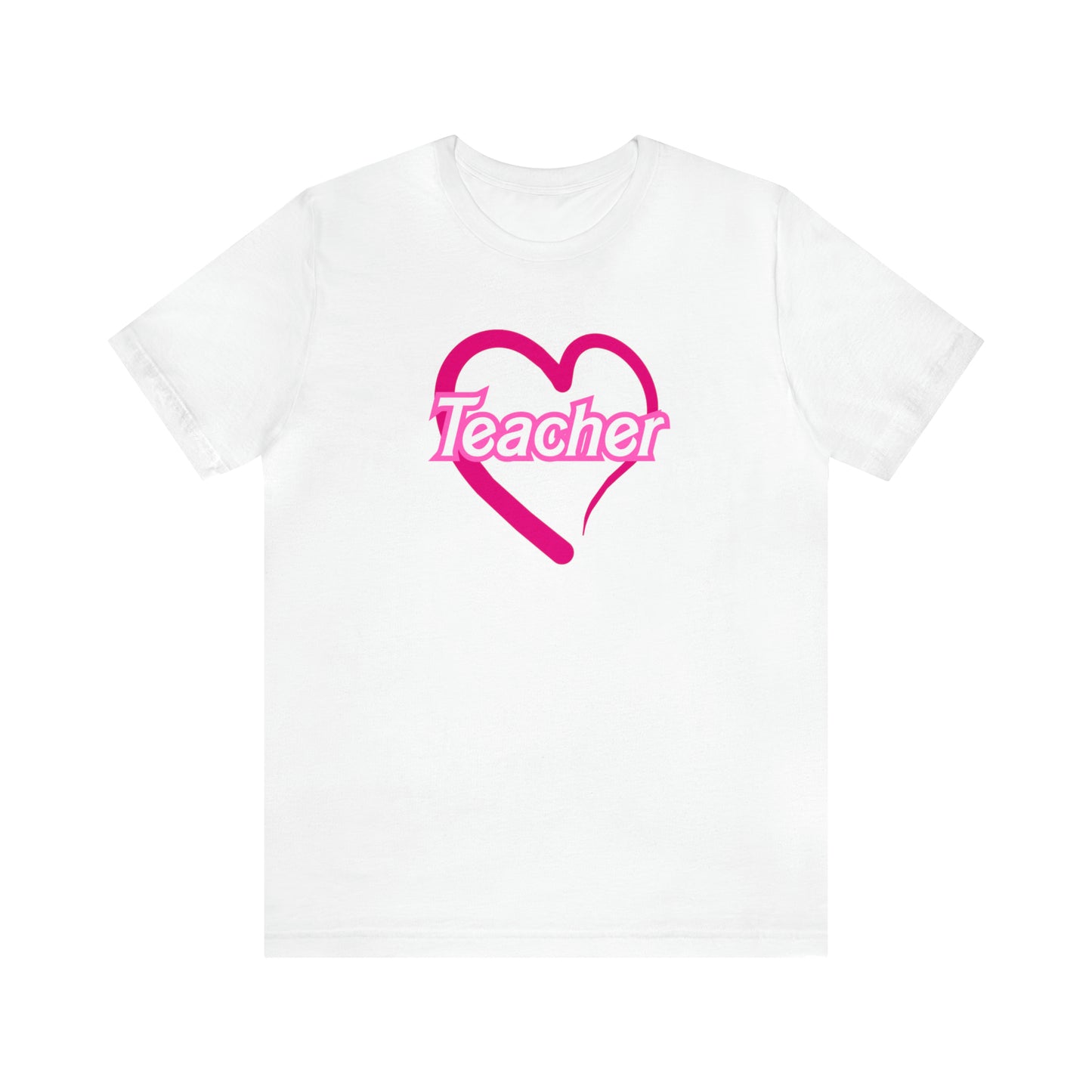 Teacher Doll Font Unisex Jersey Short Sleeve Tee