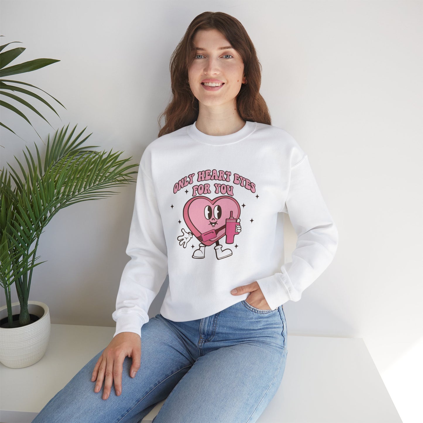 Only Heart Eyes For You Unisex Heavy Blend™ Crewneck Sweatshirt