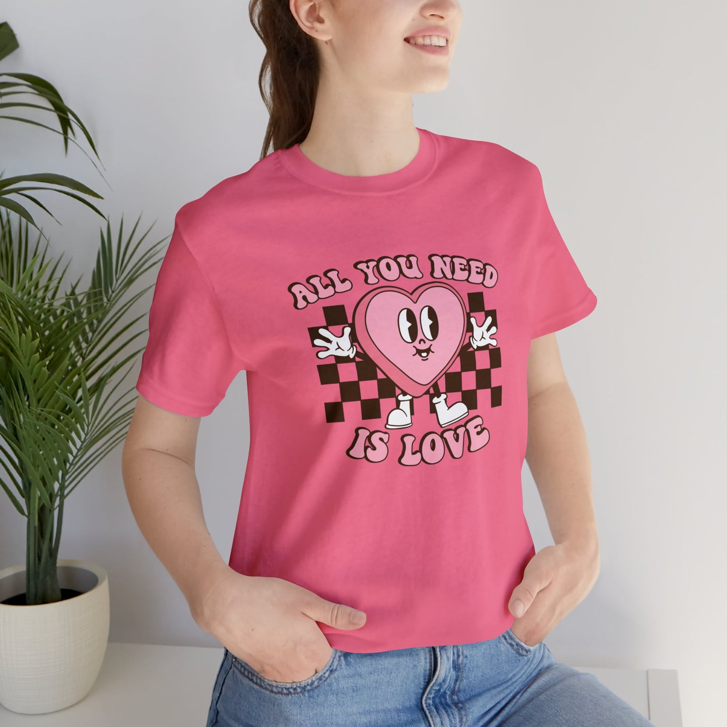 All You Need Is Love Unisex Jersey Short Sleeve Tee