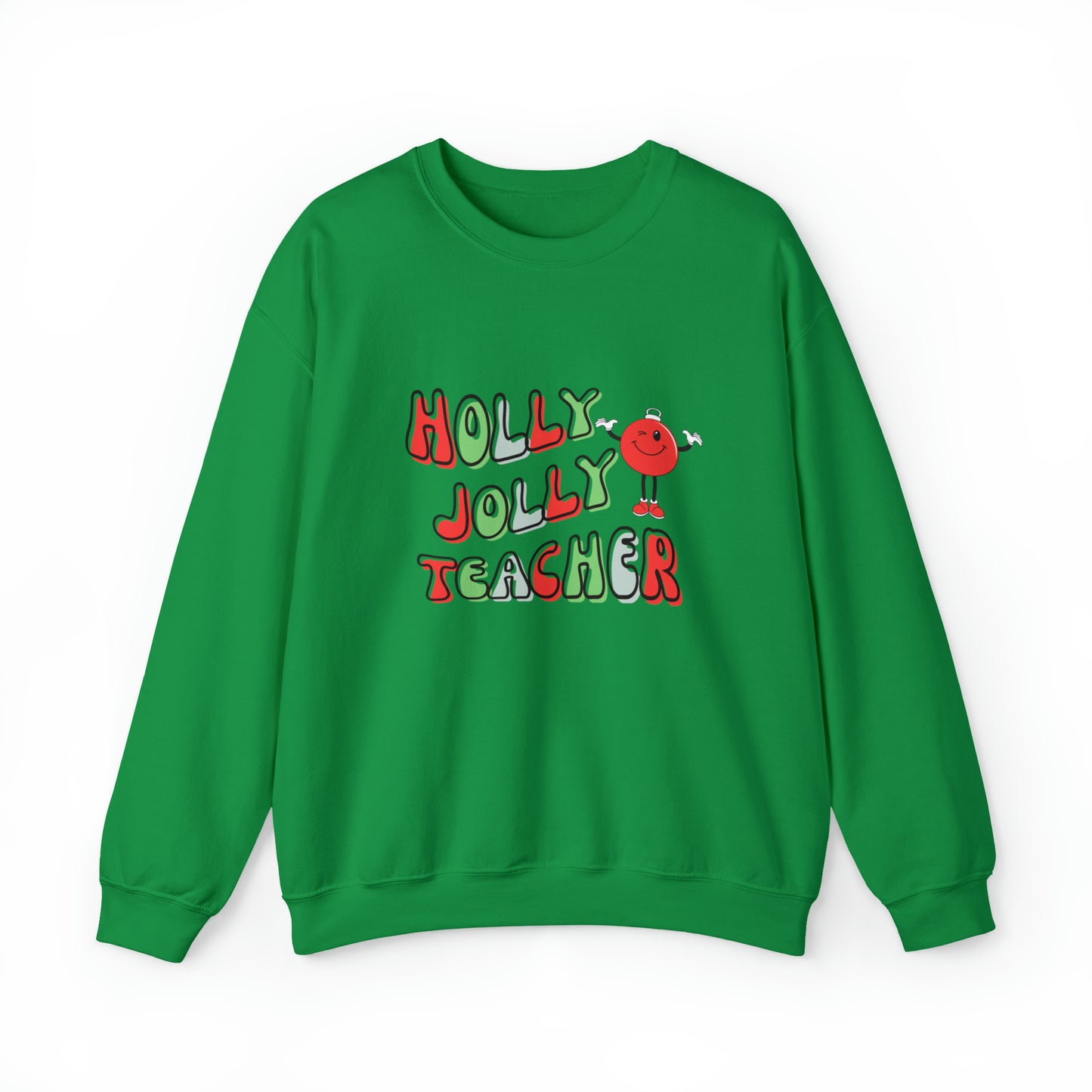 Holly Jolly Ornament Unisex Heavy Blend™ Crewneck Sweatshirt