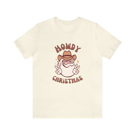 Howdy Christmas Unisex Jersey Short Sleeve Tee