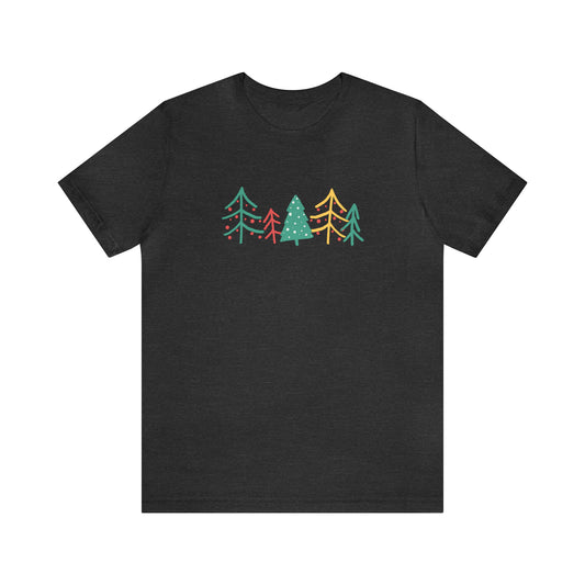 Holiday Trees Unisex Jersey Short Sleeve Tee