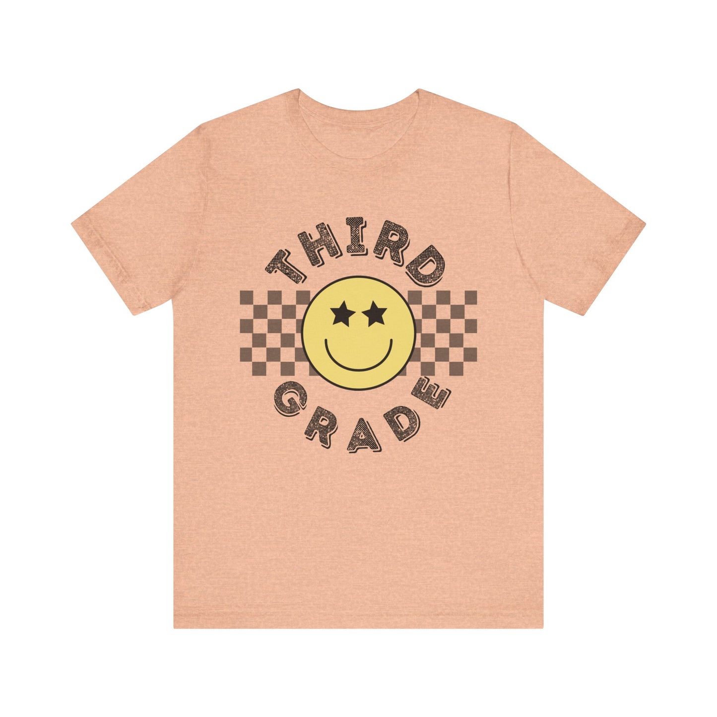 Third Grade Star Eyed Smiley Tee