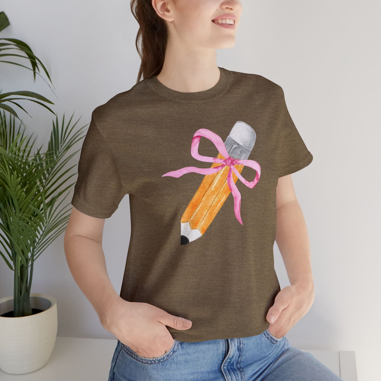 Coquette Pencil Teacher Tee