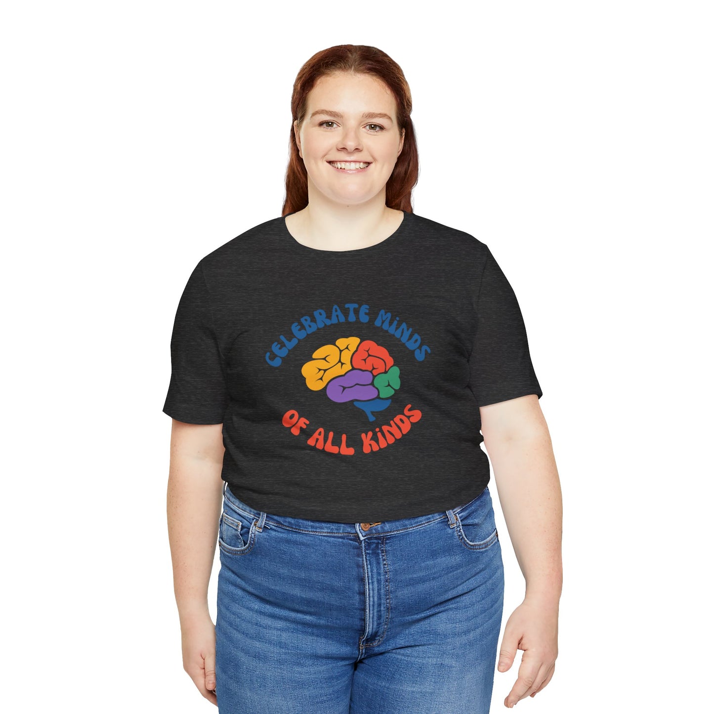 Celebrate Minds of All Kinds Unisex Jersey Short Sleeve Tee