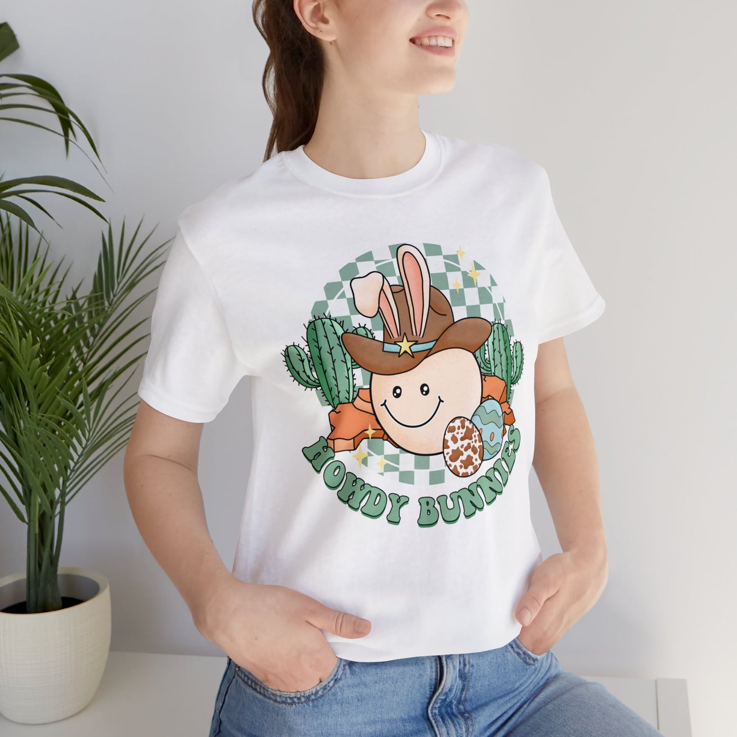 Howdy Bunnies Unisex Jersey Short Sleeve Tee