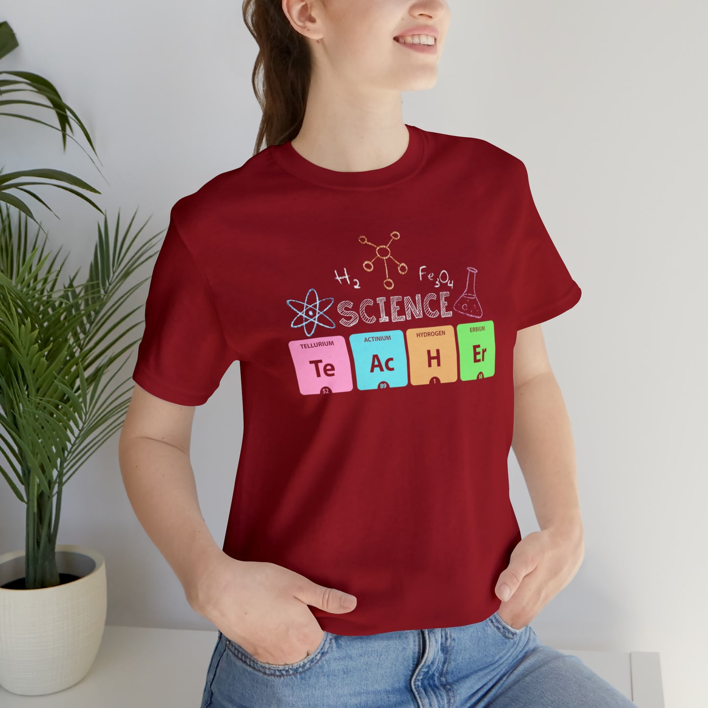 Science Teacher Elements Unisex Jersey Short Sleeve Tee