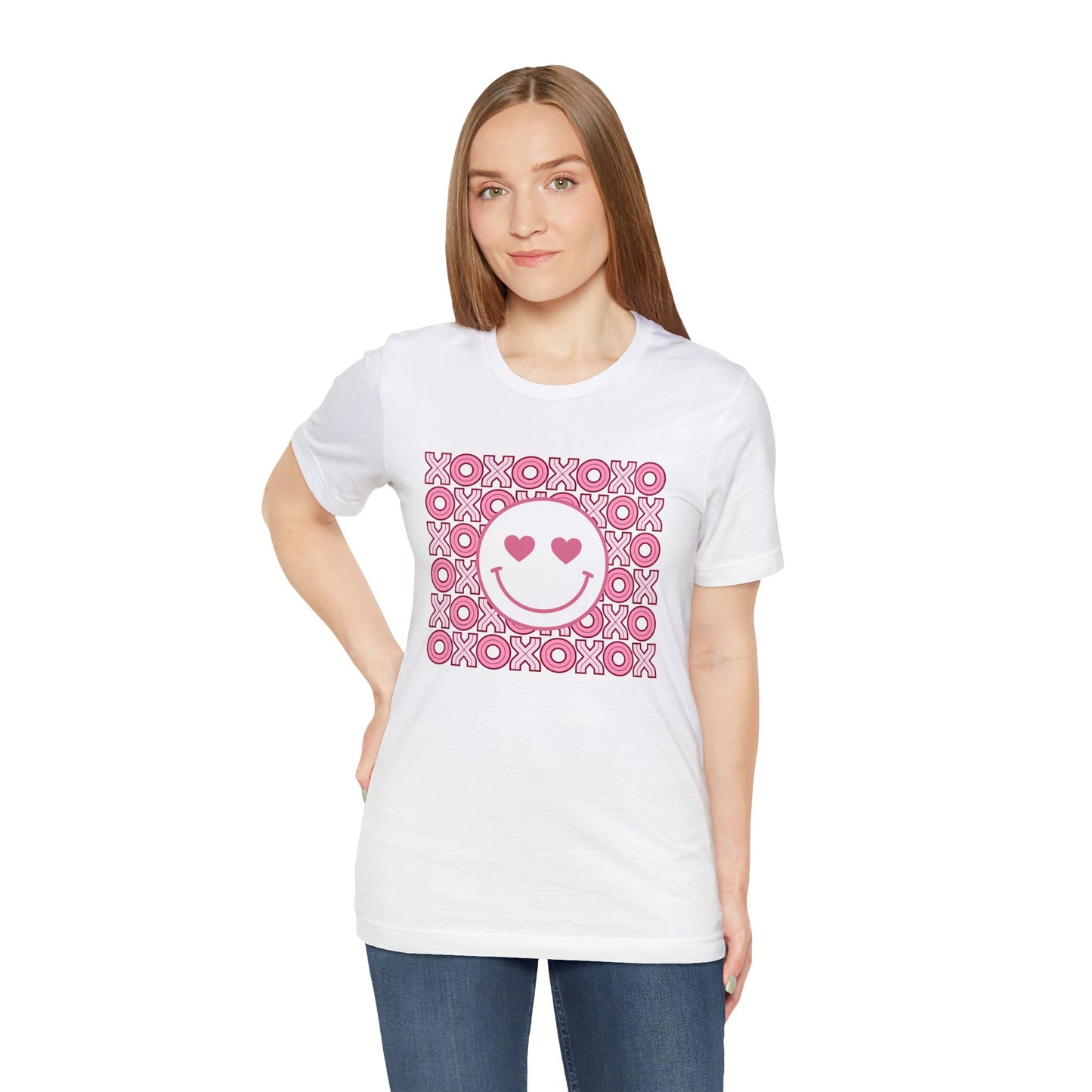 XOXOXOXO Smiley Unisex Jersey Short Sleeve Tee